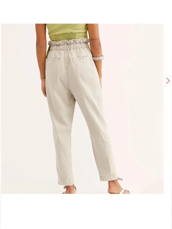 Free People Margate Pleated Trouser Pants- Size Small - Picture 4 of 15